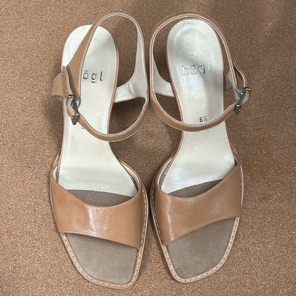 HÖGL Tan Sandals size UK 6.5 US 8 - Picture 3 of 16
